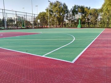 Shock Absorption Interlocking Weight Room Flooring Aerial Material Elastic Cushion