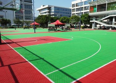 چین کف پوش بسکتبال در فضای باز قابل حمل آسان عملکرد بالا کارخانه