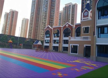 چین Safe PP کودکان متحرک اتاق بازی اتاق طبقه 25 * 25 سانتی متر سازگار با محیط زیست کارخانه